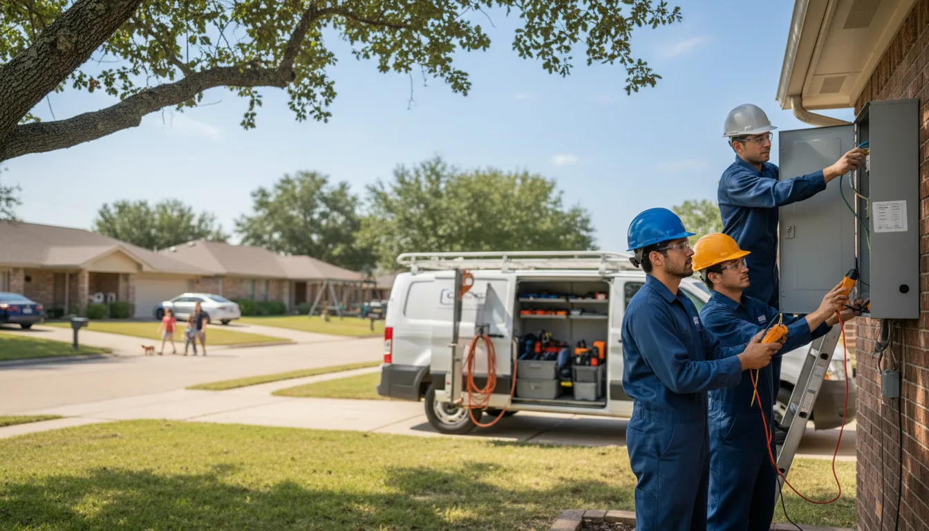 Certified electrician providing emergency electrical services in Casa Blanca, NM